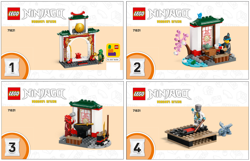 71831 Ninja Spinjitzu Temple (Certified) LEGO Ninjago