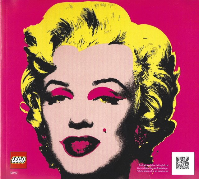 31197 Andy Warhol's Marilyn Monroe (Used) LEGO Art