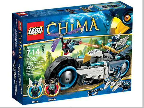 70007 Eglor's Twin Bike (Retired) LEGO Legends of Chima