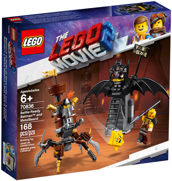 70836 Battle-Ready Batman and MetalBeard (Retired) LEGO The LEGO Movie 2