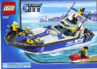 7287 Police Boat (Used) LEGO City