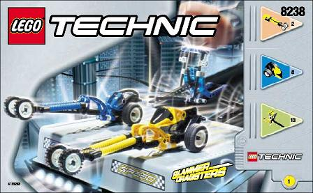 8238 Dueling Dragsters (Certified) LEGO TECHNIC