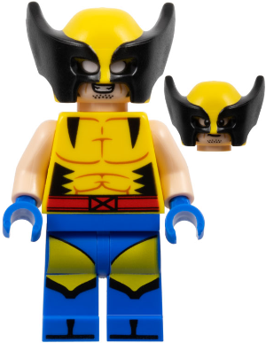 Wolverine - Yellow and Black Mask, Blue Hands (sh0939)