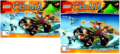 70135 Cragger's Fire Striker (Used) LEGO Legends of Chima