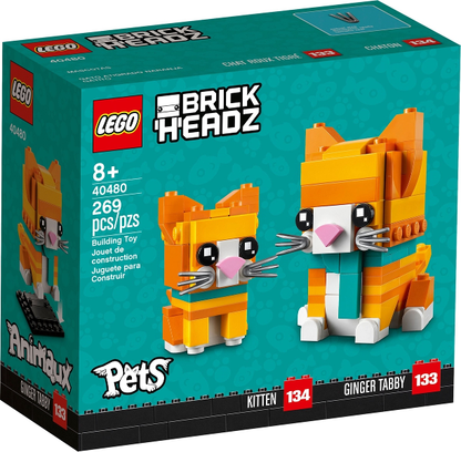 40480 Ginger Tabby (Retired) LEGO BrickHeadz