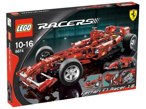 8674 Ferrari F1 Racer 1:8 (Retired) LEGO Racers