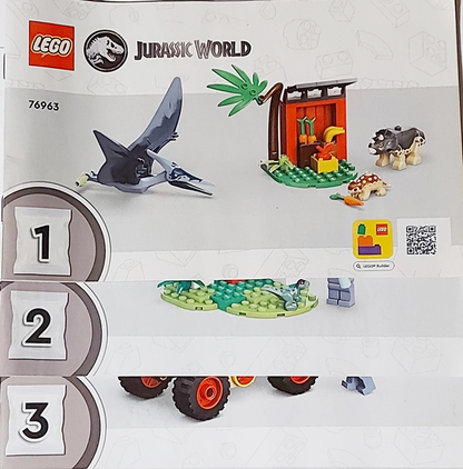 76963 Baby Dinosaur Rescue Center (Used) LEGO Jurassic World
