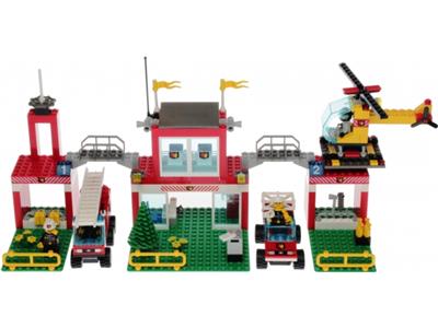 6554 Blaze Brigade (Used) LEGO Town