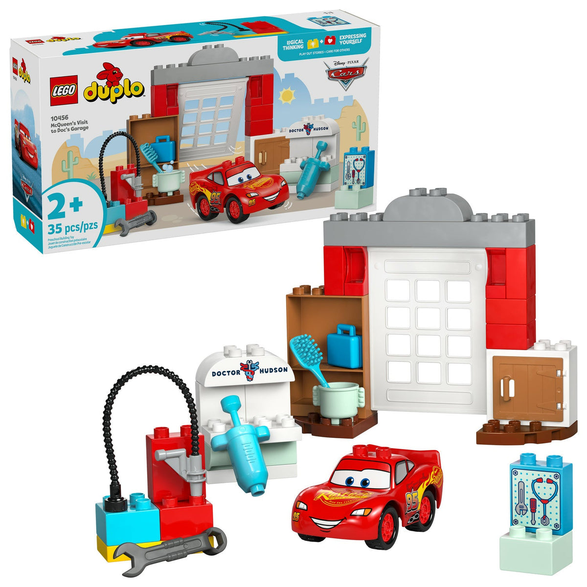 10456 McQueen's Visit to Doc's Garage (Retired) LEGO DUPLO