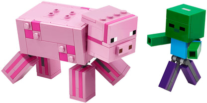 21157 BigFig Pig with Baby Zombie (Retired) LEGO Minecraft