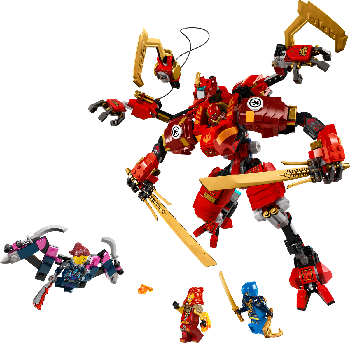 71812 Kai's Ninja Climber Mech (Used) LEGO Ninjago
