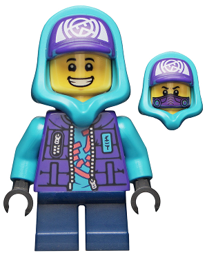Lil' Nelson - Medium Azure Hood (njo0780)