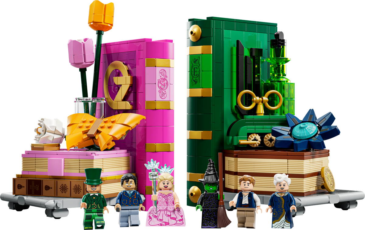 75691 Glinda & Elphaba Bookends (Certified) LEGO Wicked