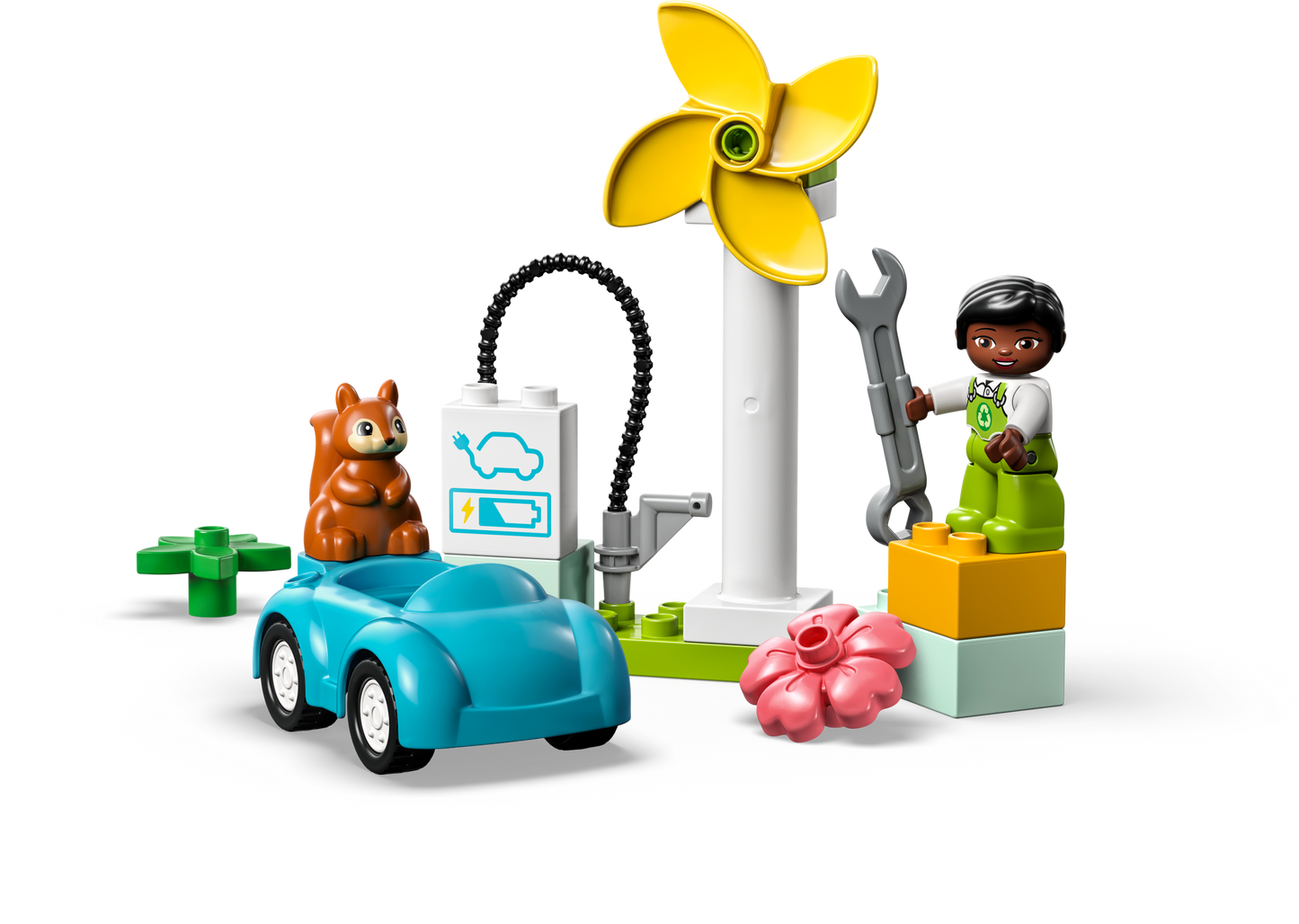 10985 Wind Turbine and Electric Car