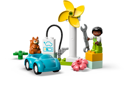 10985 Wind Turbine and Electric Car