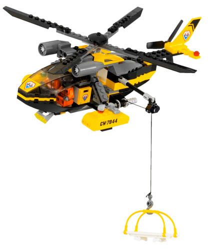 7044 Rescue Chopper (Used) LEGO World City