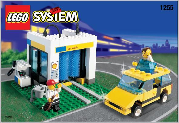 1255 Shell Car Wash (Used) LEGO Town