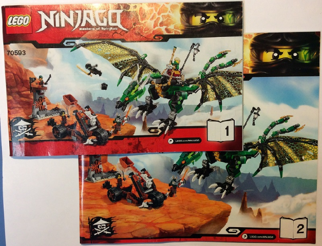 70593 The Green NRG Dragon (Used) LEGO Ninjago