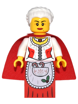 Mrs. Claus - Red Skirt and Cape (hol048)