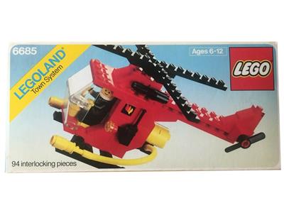 6685 Fire Copter 1 (Retired) LEGO Town