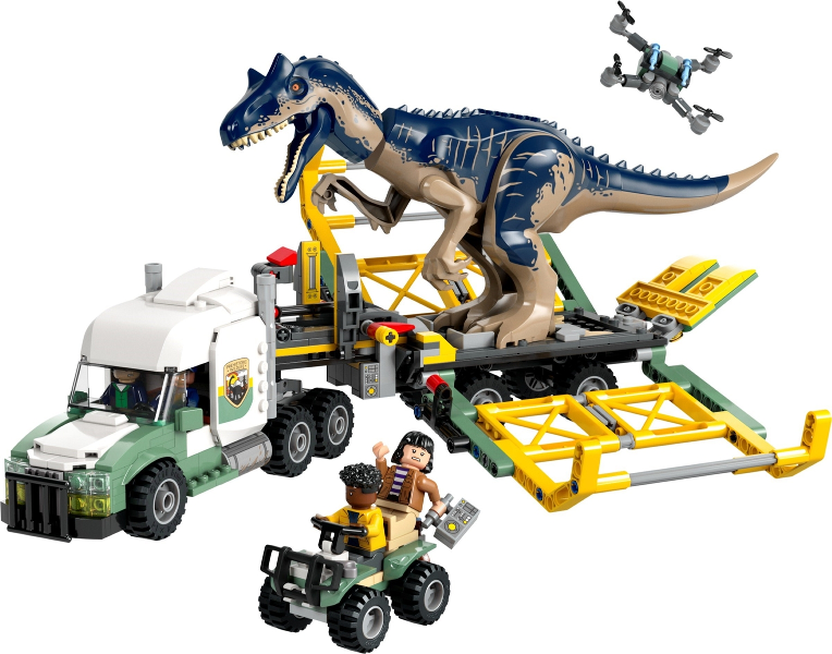 76966 Dinosaur Missions: Allosaurus Transport Truck (Certified) LEGO Jurassic World