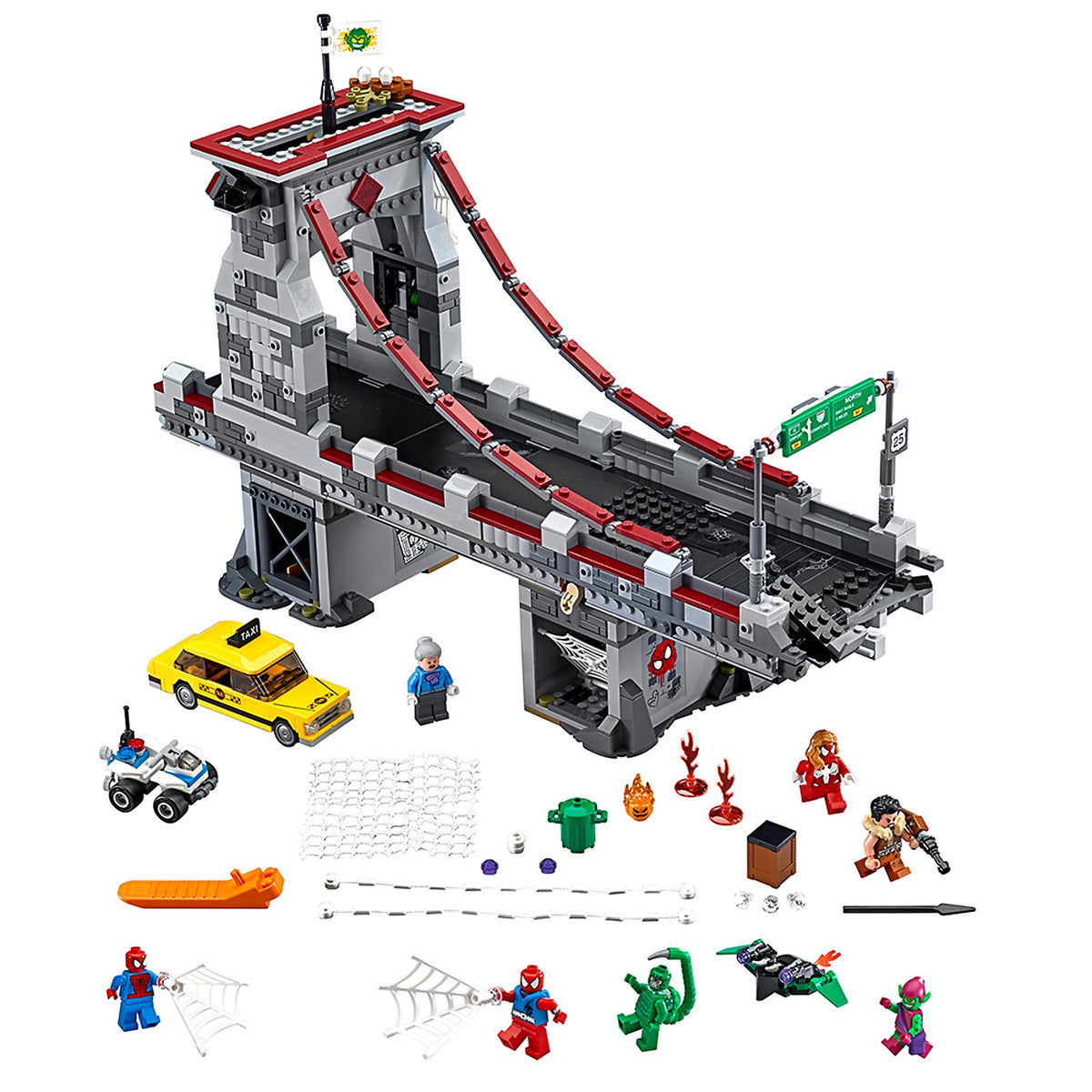 76057 Spider-Man: Web Warriors Ultimate Bridge Battle (Used) LEGO Super Heroes