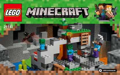 21141 The Zombie Cave (Used) LEGO Minecraft