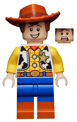 Woody - Normal Legs, Dark Orange Boots, Open Mouth Smile / Scared (toy025)