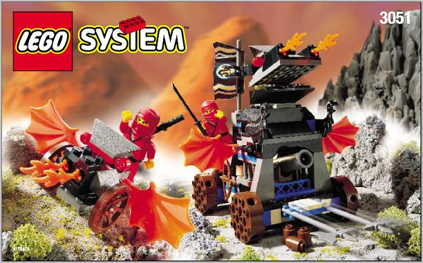 3051 Blaze Attack (Used) LEGO Castle