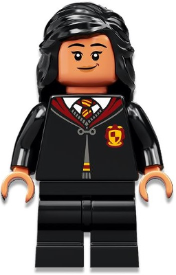 Parvati Patil - Black Gryffindor Robe and Medium Legs (hp334)