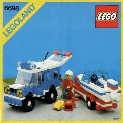 6698 RV with Speedboat (Used) LEGO Town