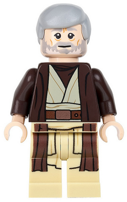 Obi-Wan Kenobi - Old, Dark Brown Hooded Coat (sw0552)