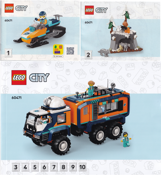 60471 Arctic Explorer Science Lab Truck (Certified) LEGO City