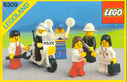 6309 Town Mini-Figures (Used) LEGO Town