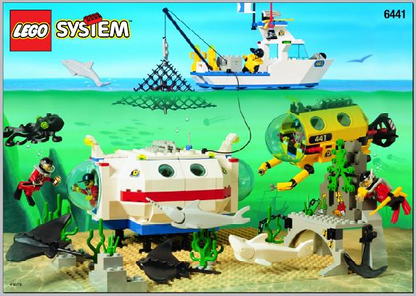 6441 Deep Reef Refuge (Used) LEGO Town