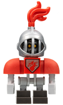 Macy Bot - Red Shoulders, Flat Silver Helmet (nex049)