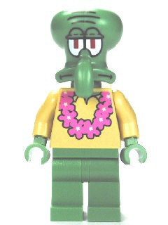 Squidward - Pink Lei (bob035)