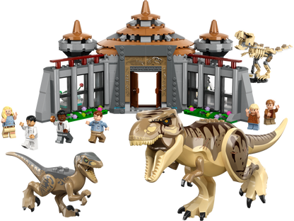 76961 Visitor Center: T. rex & Raptor Attack (Used) LEGO Jurassic World