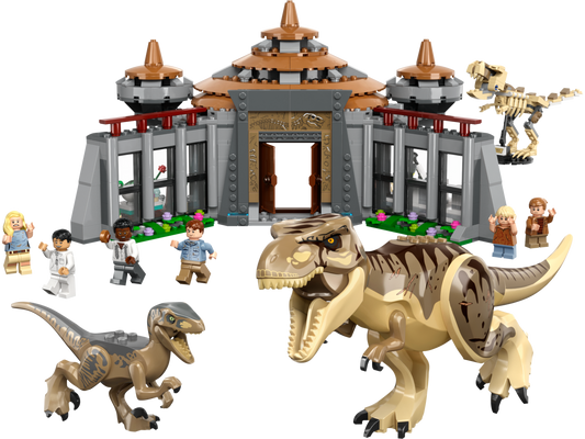 76961 Visitor Center: T. rex & Raptor Attack (Used) LEGO Jurassic World