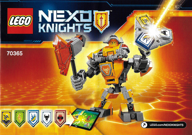 70365 Battle Suit Axl (Used) LEGO Nexo Knights