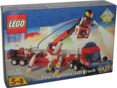 6477 Fire Fighters' Lift Truck (Retired) LEGO Town