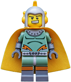 Retro Space Hero (Minifigure Only) (col296)