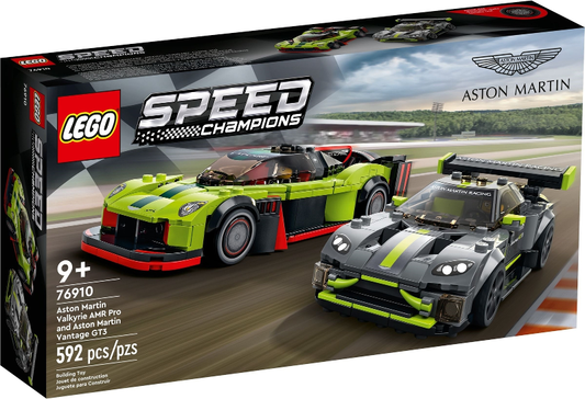76910 Aston Martin Valkyrie AMR Pro and Aston (Retired) LEGO Speed Champions