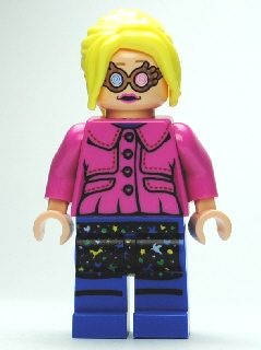 Luna Lovegood - Dark Pink Jacket, Ponytail (hp103)