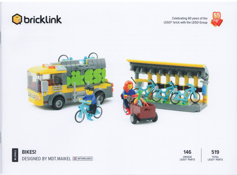 BL19012 Bikes! (Used) LEGO Bricklink
