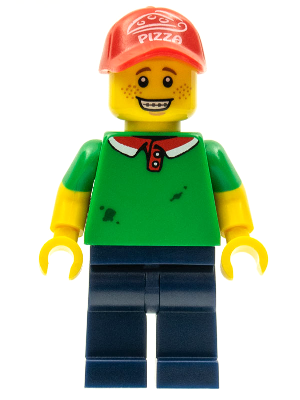 Pizza Delivery Guy (Minifigure Only) (col189)