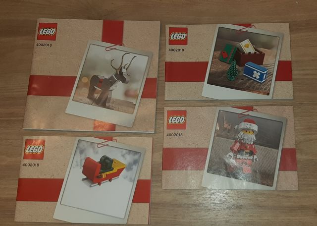 4002018 Stanta and Reindeer - LEGO Employee Exclusive (2018) (Used) LEGO Miscellaneous