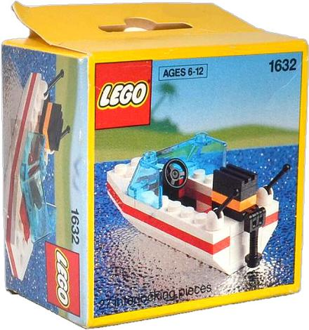 1632 Speedboat (Retired) LEGO Town