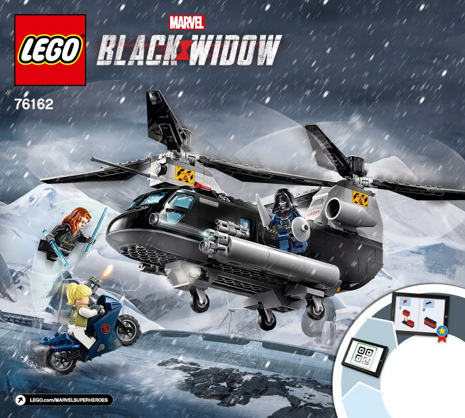 76162 Black Widow's Helicopter Chase (Certified) LEGO Super Heroes