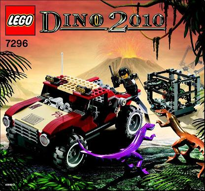 7296 Dino 4WD Trapper (Used) LEGO Dino 2010